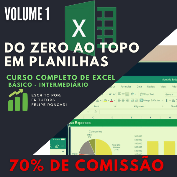 Planilha Do Zero ao Topo em Planilhas - Excel do Básico ao Intermediário