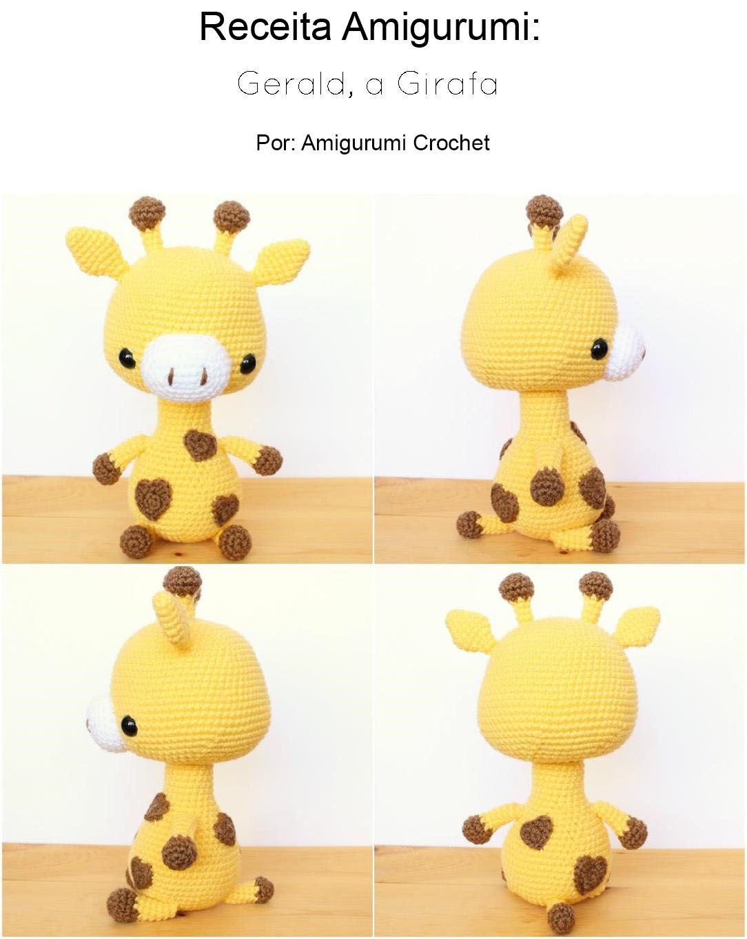 Imagem do curso E book Girafa Amigurumi 