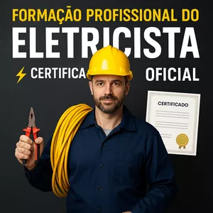 Imagem de capa para o Curso online Formação Profissional do Eletricista – Certificado Oficial 