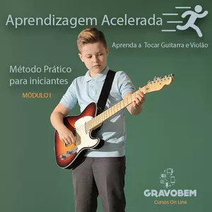 Imagem do curso APRENDIZAGEM ACELERADA - TOQUE GUITARRA E VIOLÃO