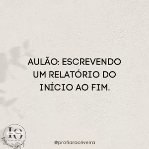 Imagem de capa para o Curso online Escrevendo um relatório do início ao fim. 