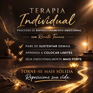 Imagem do curso Terapia Individual - Processo de Reposicionamento Emocional com Renata Tannus