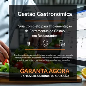 Imagem de capa para o Ebook Guia Completo para Implementação de Ferramentas de Gestão em Restaurantes