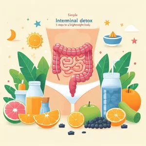 Imagem de capa para o Curso online Detox Intestinal Simples: 5 Passos para um Organismo Leve