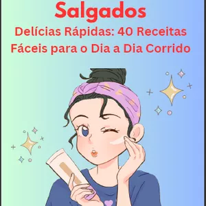 Imagem de capa para o Ebook RECEITAS DE DOCES E SALGADOS - Receitas Rápidas