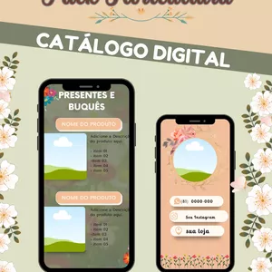 Imagem de Catálogo Para Floricultura  criado por Joyce na hotmart