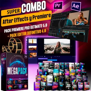 Imagen de portada para Curso online 🔥SUPER MEGAPACK PREMIERE Y AFTER🔥