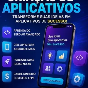 Imagem do curso APRENDER  A CRIAR APLICATIVOS 