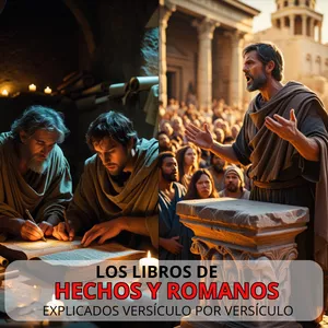 Imagen de portada para Ebook LOS LIBROS DE HECHOS Y ROMANOS EXPLICADOS VERSÍCULO A VERSÍCULO