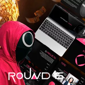 Imagem de capa para o Curso online Round 6 - Template de PowerPoint