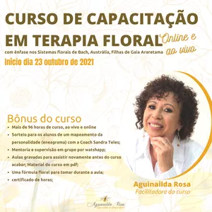 Imagem de capa para o Curso online Curso de Capacitação em terapia floral