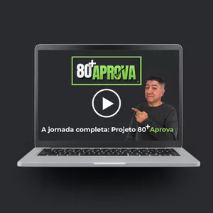 Imagem do curso Projeto 80+ Aprova – Curso Matemática do Zero com Prof. Robson Liers