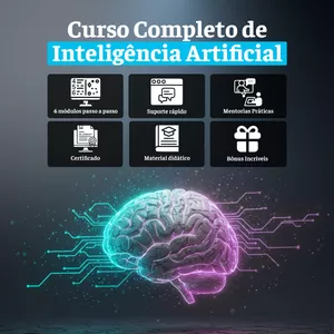 Imagem de capa para o Curso online Simplifica Inteligência Artificial: do Zero ao Expert