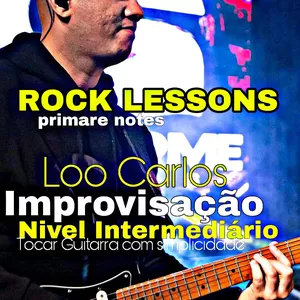 Imagem de capa para o Curso online Curso de Guitarra - Rock Lessons 