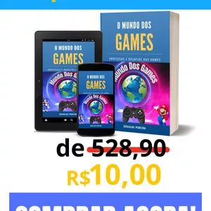 Imagem de capa para o Ebook O Mundo dos Games 