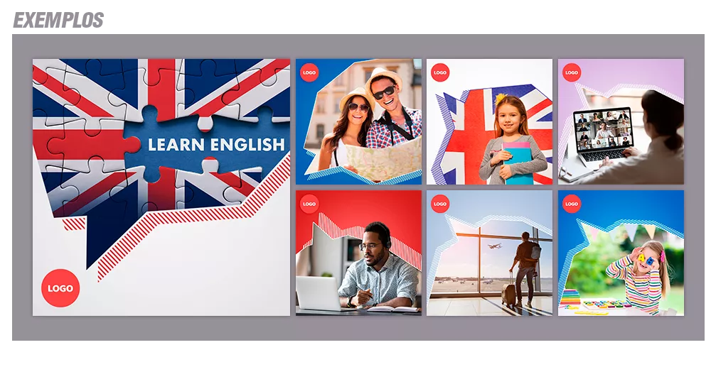 Pacote de Posts para Escola de Idiomas