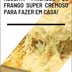 Imagem de capa para o Curso online Receita fricassê de frango super cremoso