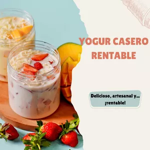 Imagen de portada para Curso online Yogur Casero Rentable