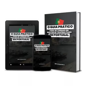 Imagem de capa para o Ebook Guia prático para ser um Gestor de Tráfego pago em Portugal