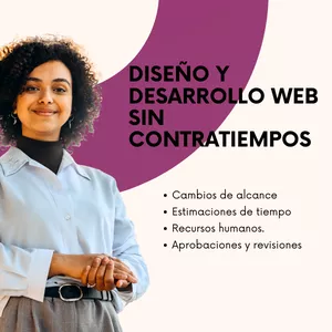 Imagen de portada para Curso online Diseño y desarrollo web sin contratiempos utilizando Design Thinking: Dominando la gestión exitosa de proyectos web con clientes no técnicos para profesionales emergentes 