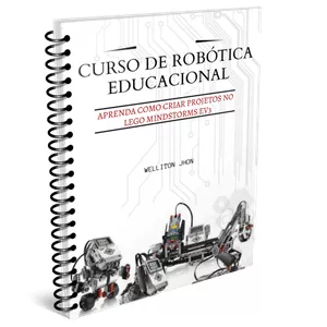 Imagem de capa para o Ebook Curso de Robótica Educacional Lego Mindstorms EV3