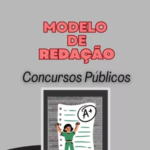 Imagem de capa para o Ebook Modelo de Redação para Concurso Público