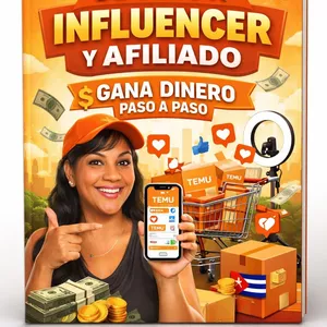 Imagen de portada para Ebook GANA DINERO CON TEMU Temu desde Cero: Cómo Preparar tu Cuenta y Aplicar al Programa Influencer Paso a Paso