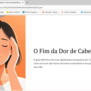 Imagem de capa para o Ebook E-BOOK O FIM DA ENXAQUECA