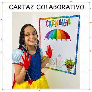 Imagem de capa para o Ebook CARTAZ COLABORATIVO CARNAVAL