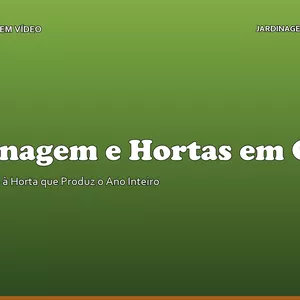 Imagem do curso Jardinagem e Hortas em Casa — Do Primeiro Vaso à Horta que Produz o Ano Inteiro