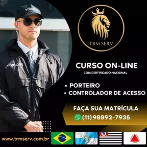 Imagem de capa para o Curso online CURSO COMPLETO PORTEIRO E CONTROLADOR DE ACESSO