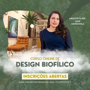 Imagem de capa para o Curso online Curso de Design Biofílico