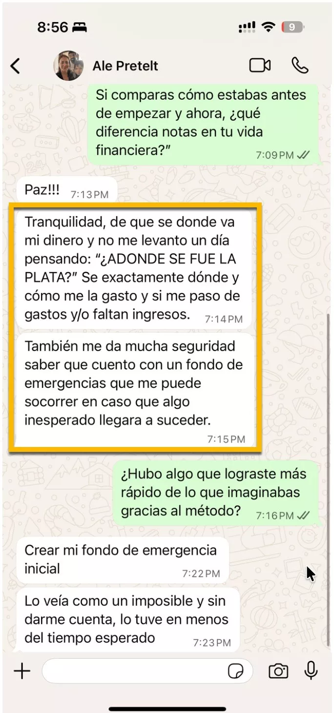 Chat WhatsApp Ale