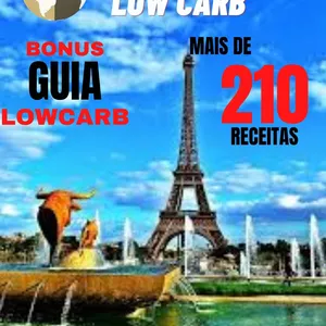 Imagem principal do produto Guia lowcarb + 210 RECEITAS LOWCARB