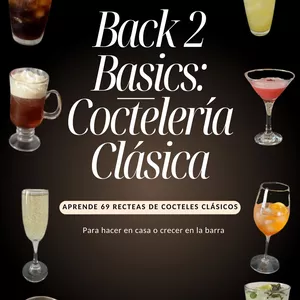 Imagen de portada para Curso online 69 Recetas de Cocteles Clásicos