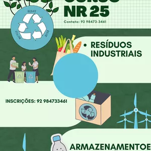 Imagem de capa para o Curso online NR 25 RESÍDUOS INDUSTRIAIS - NA PRÁTICA