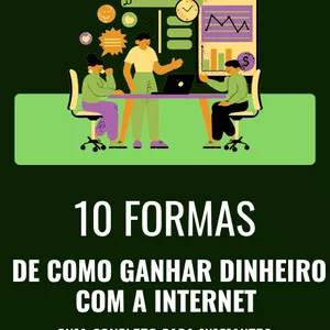 Imagem de capa para o Ebook 10 formas de ganhar com a Internet