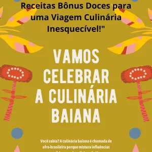 Imagem do curso Culinária Baiana: Um Banquete de Receitas Autênticas para Transformar sua Cozinha em um Pedacinho do Paraíso
