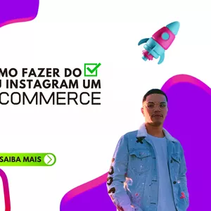 Imagem de capa para o Curso online Como fazer do seu instagram um E-commerce