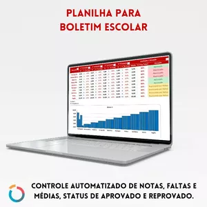 Imagem de capa para o Curso online Planilha para Boletim Escolar