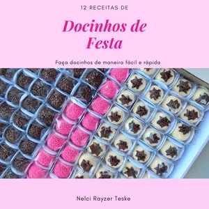 Imagem de capa para o Ebook 12 Receitas de Docinhos de Festa 