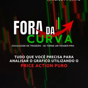 Imagem de capa para o Ebook Livro Digital:  "Fora da Curva - Se Torne um Trader Pro"
