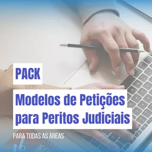 Imagem de capa para o Ebook PACK Modelos de Petições para Peritos