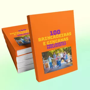 Imagem de capa para o Ebook 100 Brincadeiras e Gincanas Cristãs para Jovens e Adolescentes