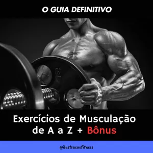 Imagem de capa para o Curso online Guia Definitivo de Exercícios de Musculação de A a Z + Bônus