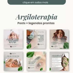 Imagem de capa para o Curso online Pack Premium Argiloterapia