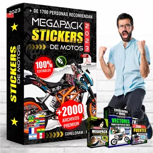 Imagen de portada para Curso online PACK STICKERS DE MOTOS