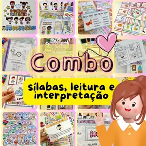 Imagem de capa para o Ebook Super Kit sílabas palavras e interpretação