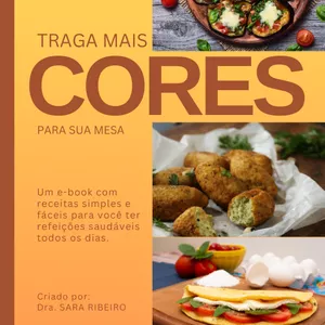 Imagem de capa para o Ebook Traga mais cores para sua mesa
