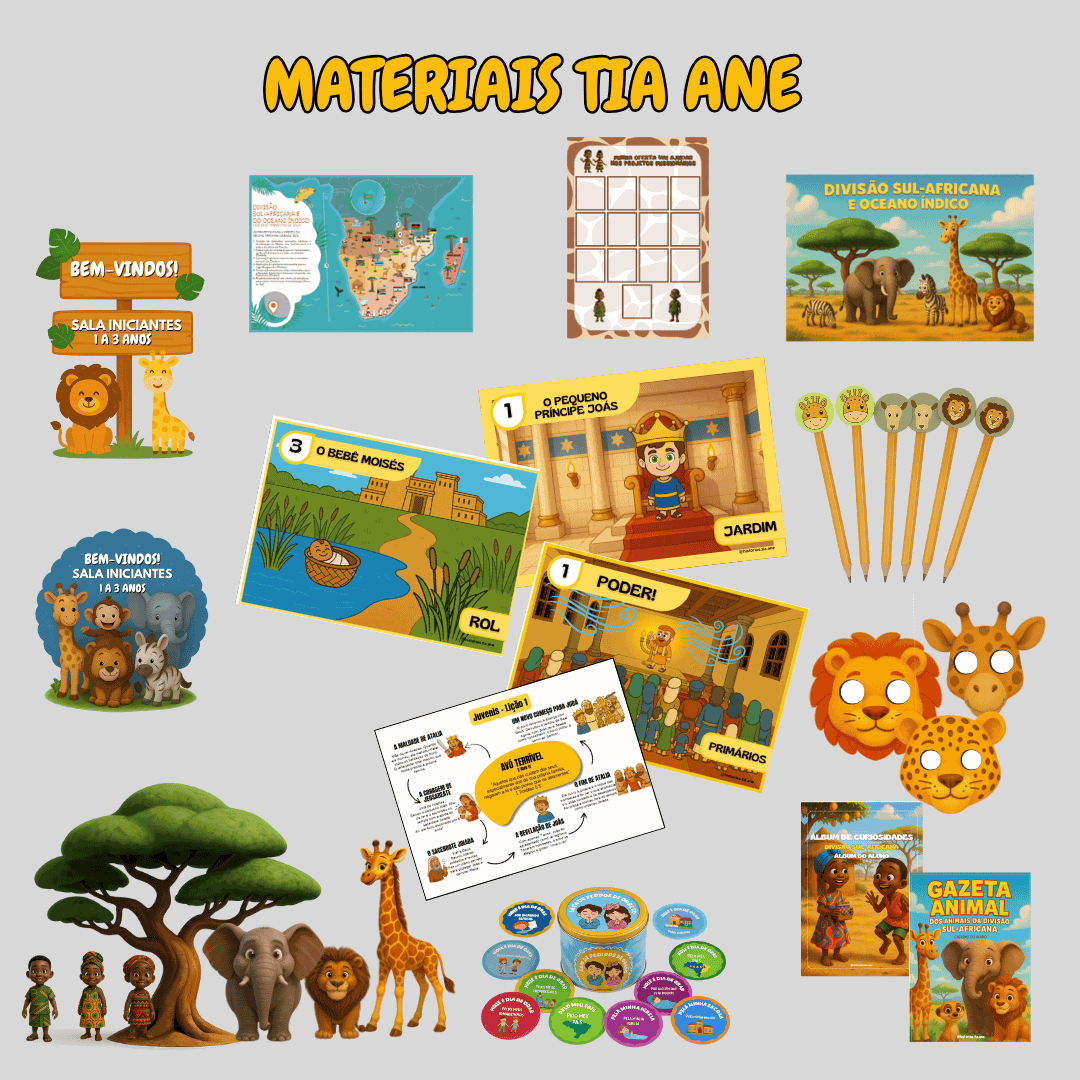 Imagem do curso COMBO COMPLETO MATERIAIS 3º TRIMESTRE MINISTÉRIO DA CRIANÇA